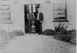 James and William with Latern
