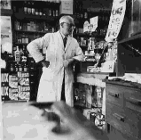 Walter in his Pharmacy